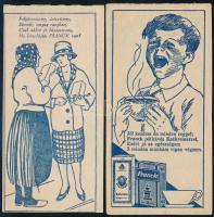 Franck kávé 2 db számolócédula