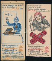 Franck kávé 2 db számolócédula