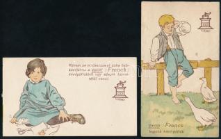 Franck kávé 2 db számolócédula