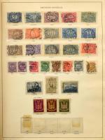 Német gyűjtemény maradvány albumban a korai évektől kb az 1930-as évekig, benne Reich, államok, I. v...