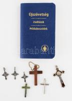 7 darab klf kereszt medál + Újszövetség
