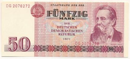 NDK 1971. 50M "DG 2076272" T:AU GDR 1971. 50 Mark "DG 2076272" C:AU Krause 30.