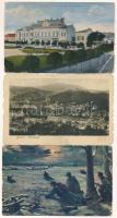14 db RÉGI főleg erdélyi város képeslap, közte 1 zárt levelezőlap; vegyes minőség / 14 pre-1945 mainly Transylvanian town-view postcards, including 1 closed letter; in mixed quality