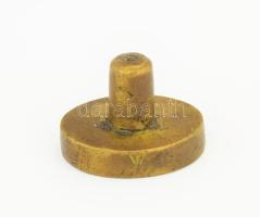 "Körmendi Urodalom" bronz pecsételő, h: 3 cm