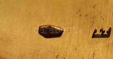 14K arany (Au) gyűrű kalcedon kőberkással, jelzett br 20,6 g