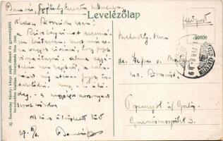 1917 Székelykeresztúr, Kristur, Cristuru Secuiesc; látkép, vasútállomás. Ifj. Szemerjay Károly kiadá...