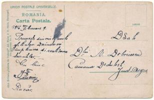 1916 Rucar, Rucar-Muscel; Vedere Generala. Ad. Maier &amp; D. Stern / general view (creases)