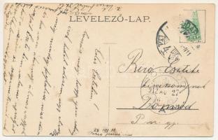 1912 Ipolyvarbó, Ipoly-Varbó, Nógrád-Varbó, Vrbovka; Szabó János kastélyának gazdasági udvara / cast...