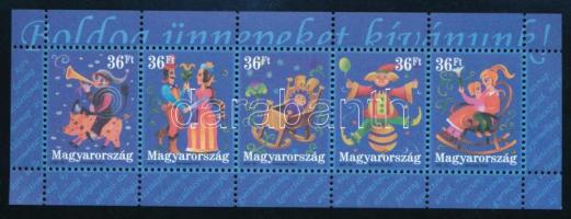 2001 Üdvözlettel I. 10 db blokk (névérték: 1.800 Ft)