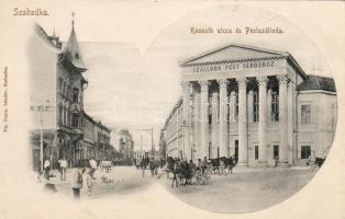 Szabadka mit Straßenbahn Hotel Pest