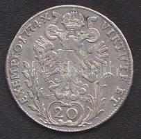 Ausztria/magyar verdejel 1774C EVS-IK 20Kr Ag II.József T:3