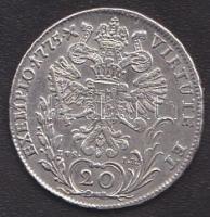 Ausztria/magyar verdejel 1775C EVS-IK 20Kr Ag II.József T:2/2-
