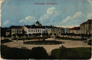1918 Caracal, Quadrilaterul / square, shops (EB)