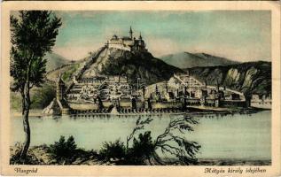 1941 Visegrád, a vár Mátyás király idejében (r)