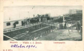 Vidin harbour ship arrival