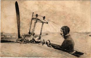 Zsélyi Aladár, okleveles pilóta, gépészmérnök / Hungarian pilot, aeroplan (r)