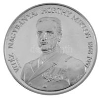 Bognár György (1944-) 1993. "Vitéz Nagybányai Horthy Miklós / Itthon hazai földben" jelzett Ag emlékérem dísztokban, tanúsítvánnyal (31,27g/0.925/42,5mm) T:AU (eredetileg PP)