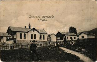1915 Lupény, Lupeni; Kórház. Adler fényirda (Szászváros) 1908. / hospital (EK)
