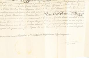 1934 Jogi doktori oklevél Kenyeres Balázs és Szandtner Pál autográf aláírásával