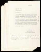 ca 1980 Trabant Hycomat autó fejlesztésével kapcsolatos tucatnyi irat, újítás, per, stb,