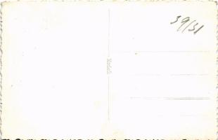 Magyar katonák egy vasútállomáson / WWII Hungarian military, soldiers at a railway station. photo (f...