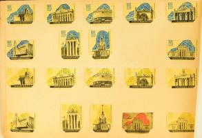 Sokezer darabos magyar gyufacímke gyűjtemény, banános ládában. Nagyrészt magyar, albumokban, szépen ...