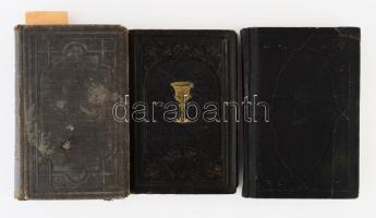 3 db református vallási könyv Új testamentum, énekes könyv.