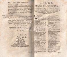 Heineccius, Johann Gottlieb: Antiquitatum romanarum iurisprudentiam illustrantium syntagma secundum ...
