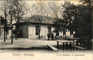 1906 Pozsony, Pressburg, Bratislava; II. Bimbóház, pincér / restaurant, villa, waiter (fl)