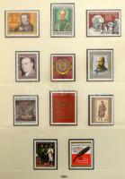 Ausztria 1968-1985 Szép gyűjtemény Lindner falcmentes előnyomott albumban, bordó borítóval, tokkal