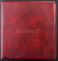 Ausztria 1968-1985 Szép gyűjtemény Lindner falcmentes előnyomott albumban, bordó borítóval, tokkal