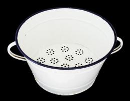 Bonyhád zománc szita. d: 27 cm