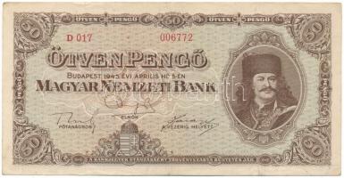 1945. 50P "D 017 006772" T:F Adamo P15