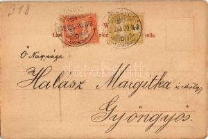 1902 Chic, lady art postcard. Serie J 4 'Chic' (EK)