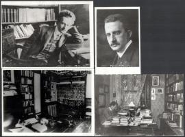 9 fotó Ady, Babits stb későbbi nagyítások 12x16 cm