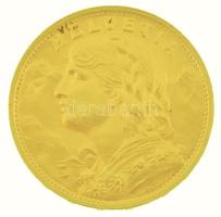 Svájc 1930B 20Fr Au "Helvetia" (6,46g/0.900) T:AU Switzerland 1930B 20 Francs Au "Helvetia" (6,46g/0.900) C:AU Krause KM#35.1