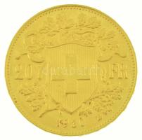 Svájc 1930B 20Fr Au "Helvetia" (6,46g/0.900) T:AU
Switzerland 1930B 20 Francs Au "He...