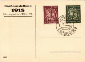 Grossausstellung Wien 1918, Messepalast, Armes Deutschland / WWII German Nazi propaganda, German mil...