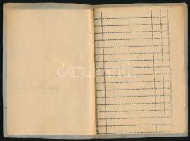 1941 M. kir. VII. honvéd tüzérségi és fegyverjavító műhely parancsnokság, bevásárlási könyv vitéz He...