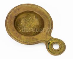 cca 19. sz., réz filterszűrő, h: 14 cm