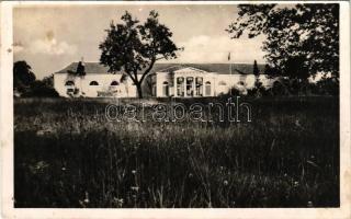 1941 Alcsút, Alcsútdoboz; Lelkiszolgálat háza, részletek. Bethánia kiadása (lyukak / pinholes)