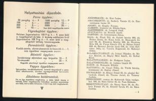 cca 1940 Keresztény ügyvédek helyettesítési névsora. I. Vidék. Összeáll.: Dr. László András. (A Magy...