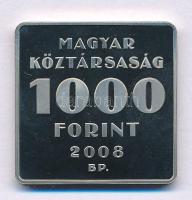2008. 1000Ft Cu-Ni "Telefonhírmondó - Puskás Tivadar" kapszulában T:PP kis patina Adamo EM216