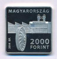 2014. 2000Ft Cu-Ni "Ganz Ábrahám" kapszulában T:PP
