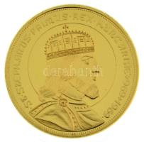 DN "Magyar Aranyóriások - Aranyérem Szent István király születésének 1000. évfordulója emlékére 1969" aranyozott Cu utánveret kapszulában, tanúsítvánnyal (46mm) T:PP