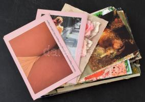 Kb. 100 db MODERN magyar és külföldi város képeslap, üdvözlőlap és reklámlap vegyes minőségben / Cca. 100 modern Hungarian and foreign town postcards, greeting and advertisement cards in mixed quality