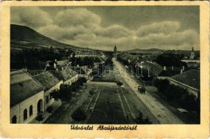 1943 Abaújszántó, látkép. Forgács Lajos kiadása (fa)