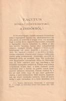 Istóczy Győző (ford. és bev.): 
Tacitus római történetíró, a zsidókról. (Részletekkel Flavius Józse...