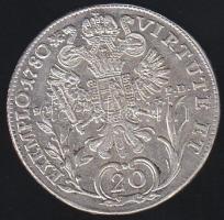 Ausztria/magyar verdejel 1780B SK-PD 20Kr Ag II.József T:2/3+ juszt