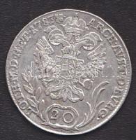 Ausztria/magyar verdejel 1783B 20Kr Ag II.József T:2-/3